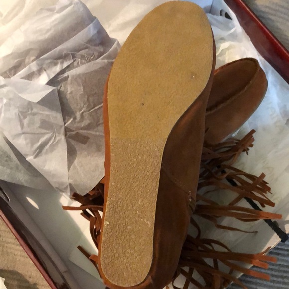 Liliana Sued fringe Arty Bootie size 8.5 - Picture 3 of 9